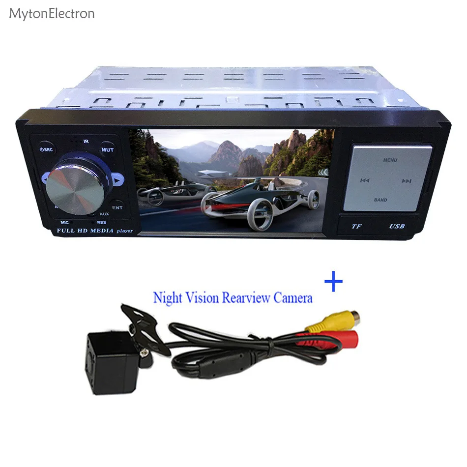 

Car DVD Bluetooth Rear Car Audio Stereo 12V Auto Video MP5 Player Remote Control + night vision rear camera backup