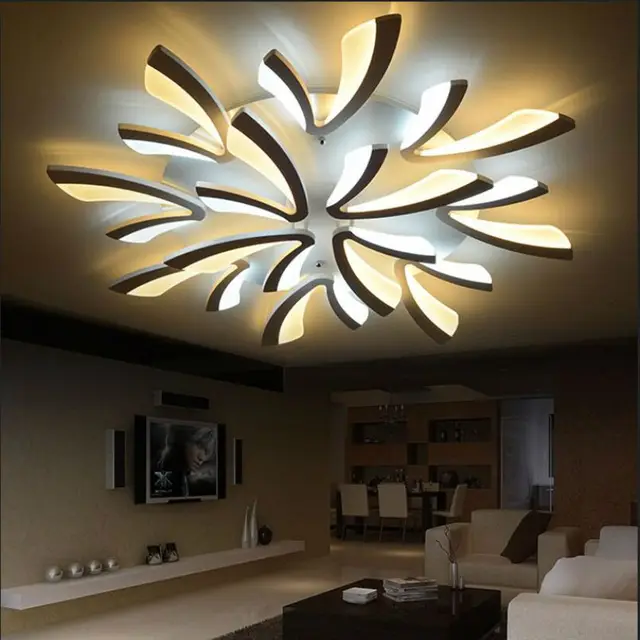 Moderne LED Plafondlamp Plafondlamp luster Plafond Decoratie Ijzer ... Moderne LED Plafondlamp Plafondlamp luster Plafond Decoratie Ijzer ...