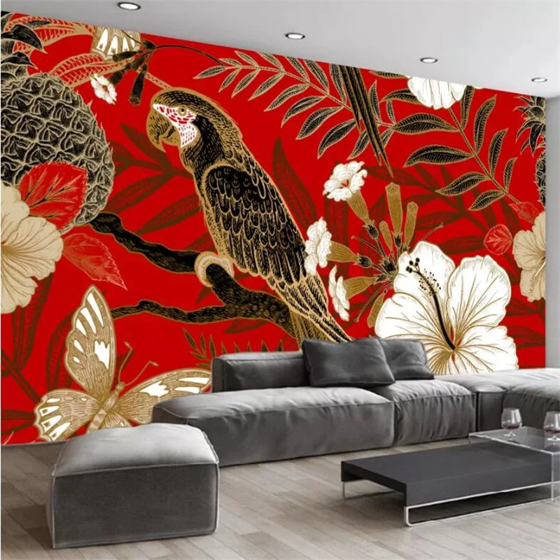 beibehang Wallpaper custom large high end modern minimalist hand