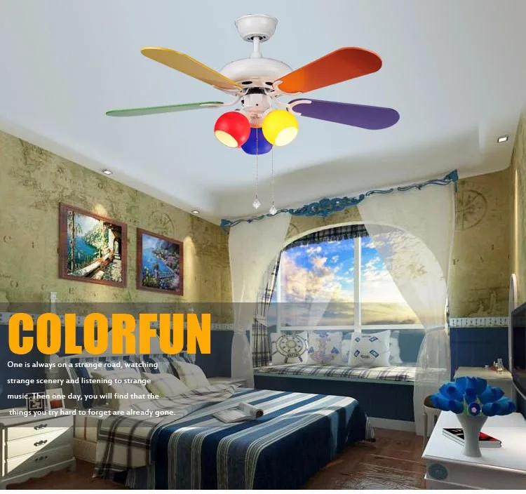 Современный потолочный вентилятор Ventilatore da Soffitto для детской спальни, гостиной, потолочный вентилятор, модный потолочный вентилятор с подсветкой