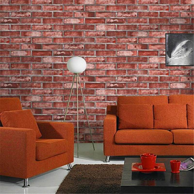 

wellyu papel de parede 3D Stereo обои Brick Wallpaper Bedroom Living Room TV Background Wallpaper Garment Shop Brick Wall paper