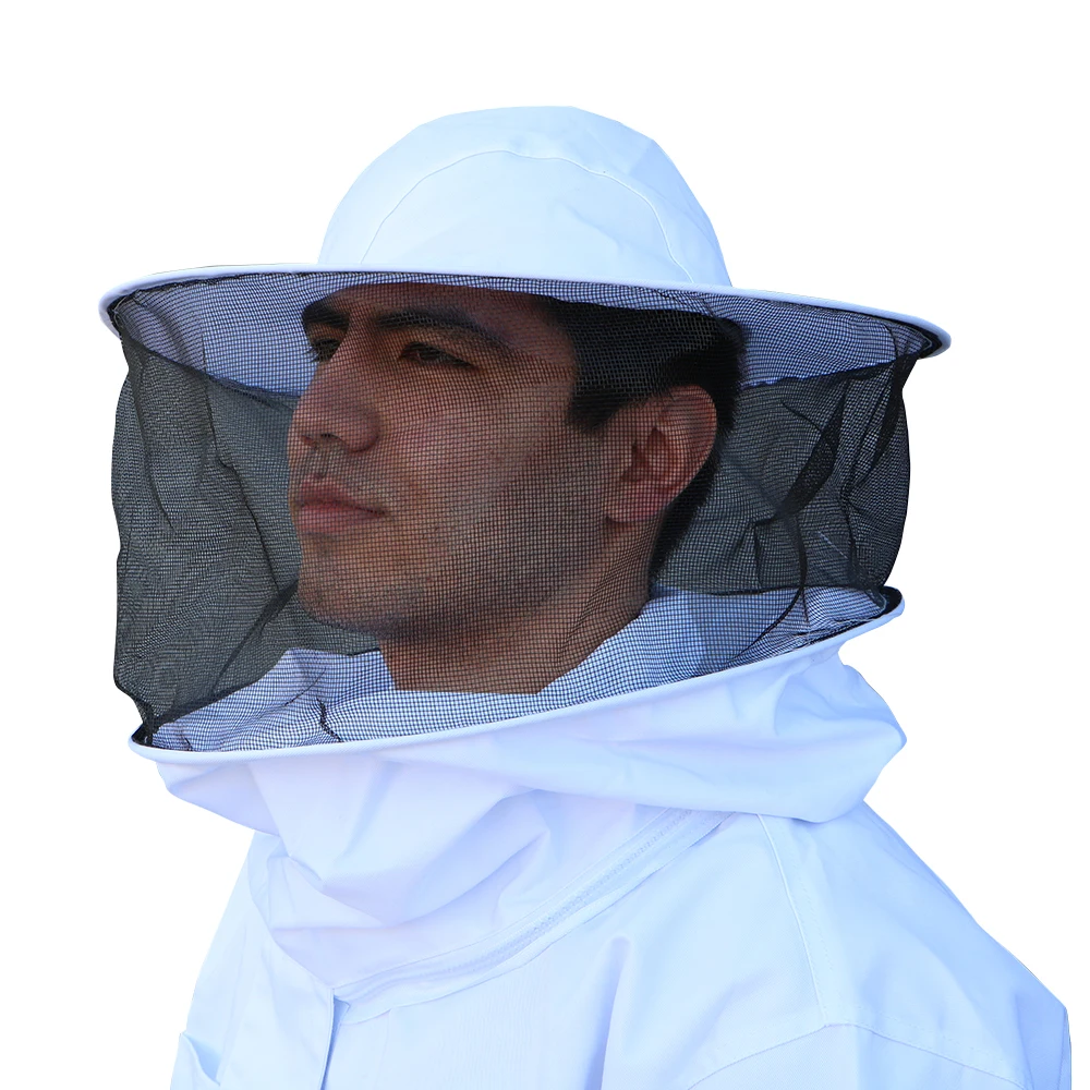 Beefun хорошее качество куртка пчеловода унисекс костюм для пчеловода Защитная одежда с шляпа с вуалью Инструменты для пчеловодства