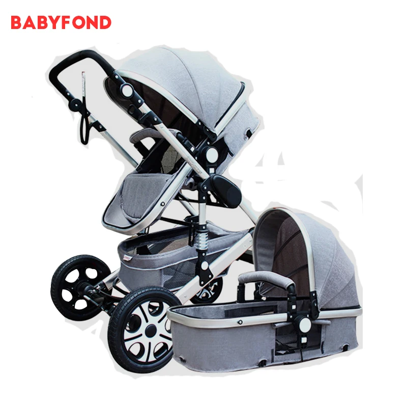 

Babyfond with High View 2 in 1 Foldable Baby Stroller aluminium alloy Frame for the dolls