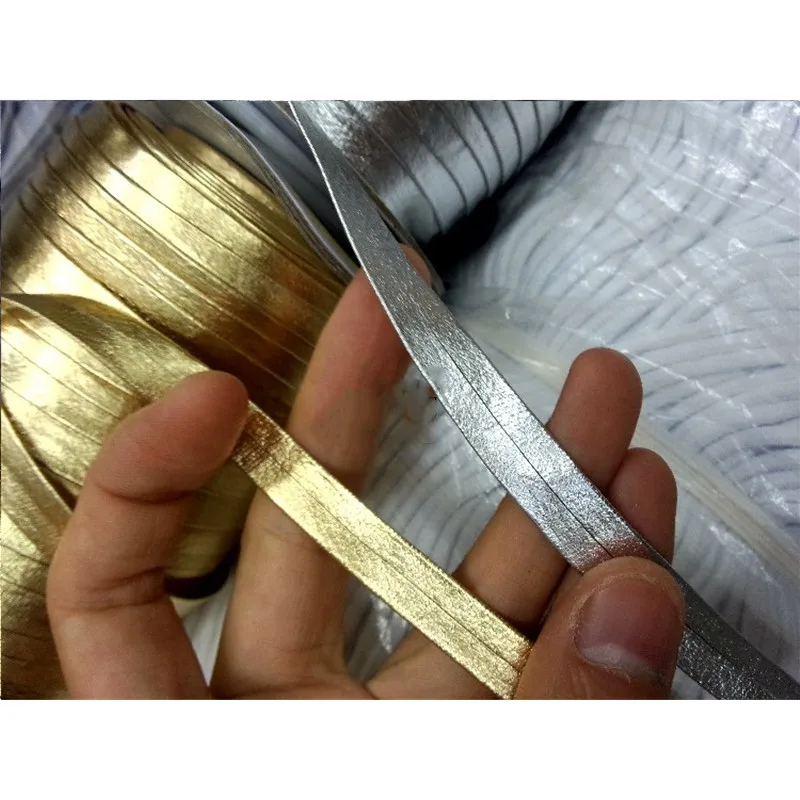 Серебристо-золотистая искусственная кожа PU косой Скотч для поделок Лоскутная сумка домашний текстиль обивка ручной работы тесьма лента для шитья