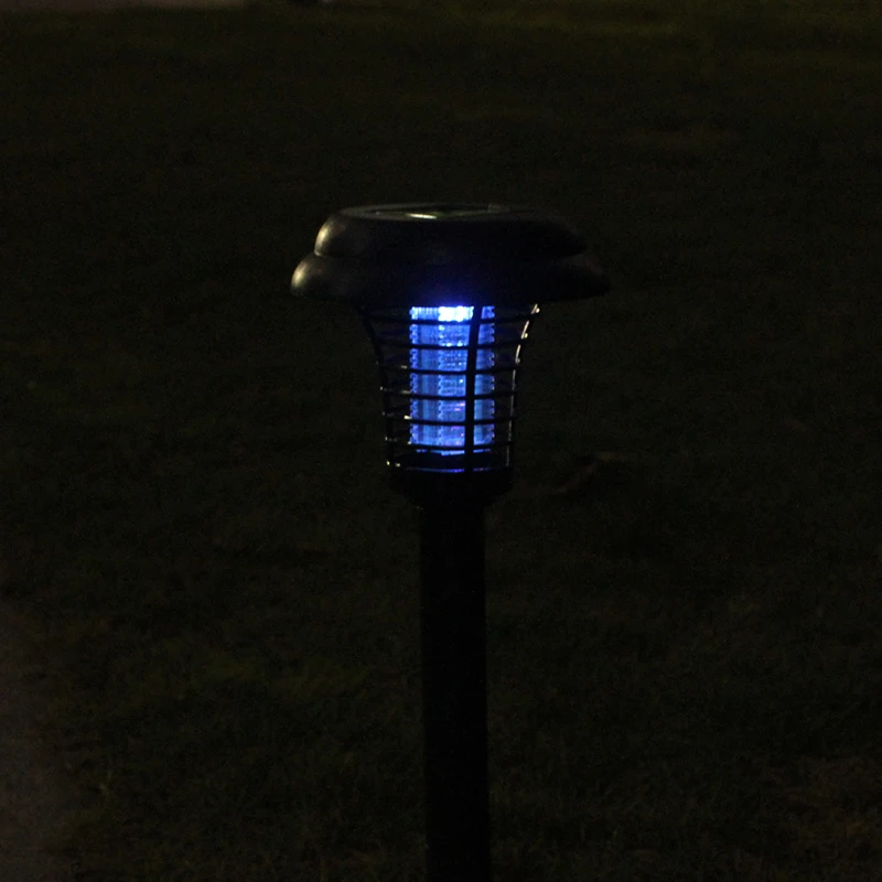 Лампа на солнечных батареях от комаров, Электронная ловушка от насекомых, садовый светодиодный светильник, лампа для дома, кемпинга