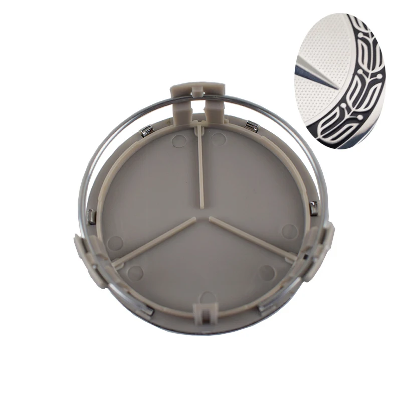 

4PCS 75MM Car Styling Car Wheel Center Cover Wheel Hub Cap For Rim Car Logo Hub Cover For Mercedes Benz W202 W203 W124 CLK C260