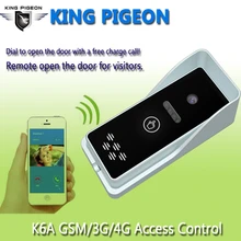 3G GSM Access Control Apartment Intercom Security System One key to dial Door Control Remotely by free call K6S