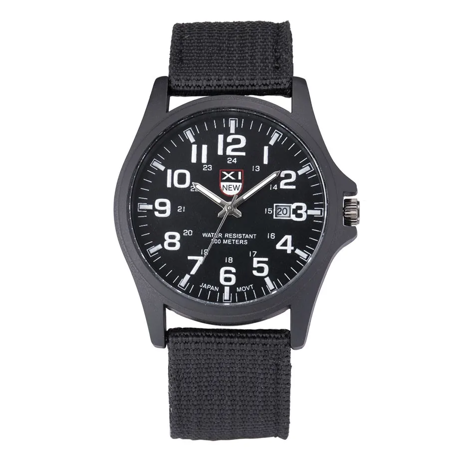 

Large Dial Top Luxury Brand Men Watches Men's Sports Quartz Clock Man Leather Military Wristwatch Relogio Masculino Reloj 999