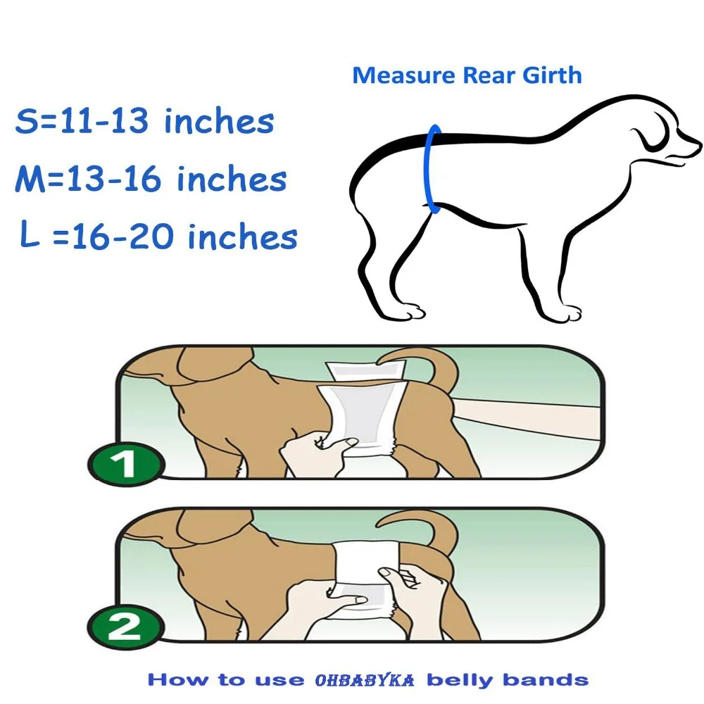 3 упаковки водонепроницаемые подгузники для животных моющиеся подгузники для собак брендовые дышащие мужские собачьи обертывания Премиум подгузники для собак нижнее белье брюки