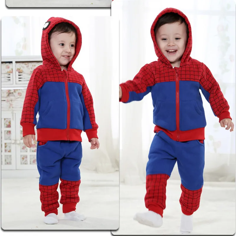 Anlencool/Коллекция года, Roupas Meninos,, Весенняя детская одежда для малышей, спортивный костюм, свитер для малышей с человеком-пауком