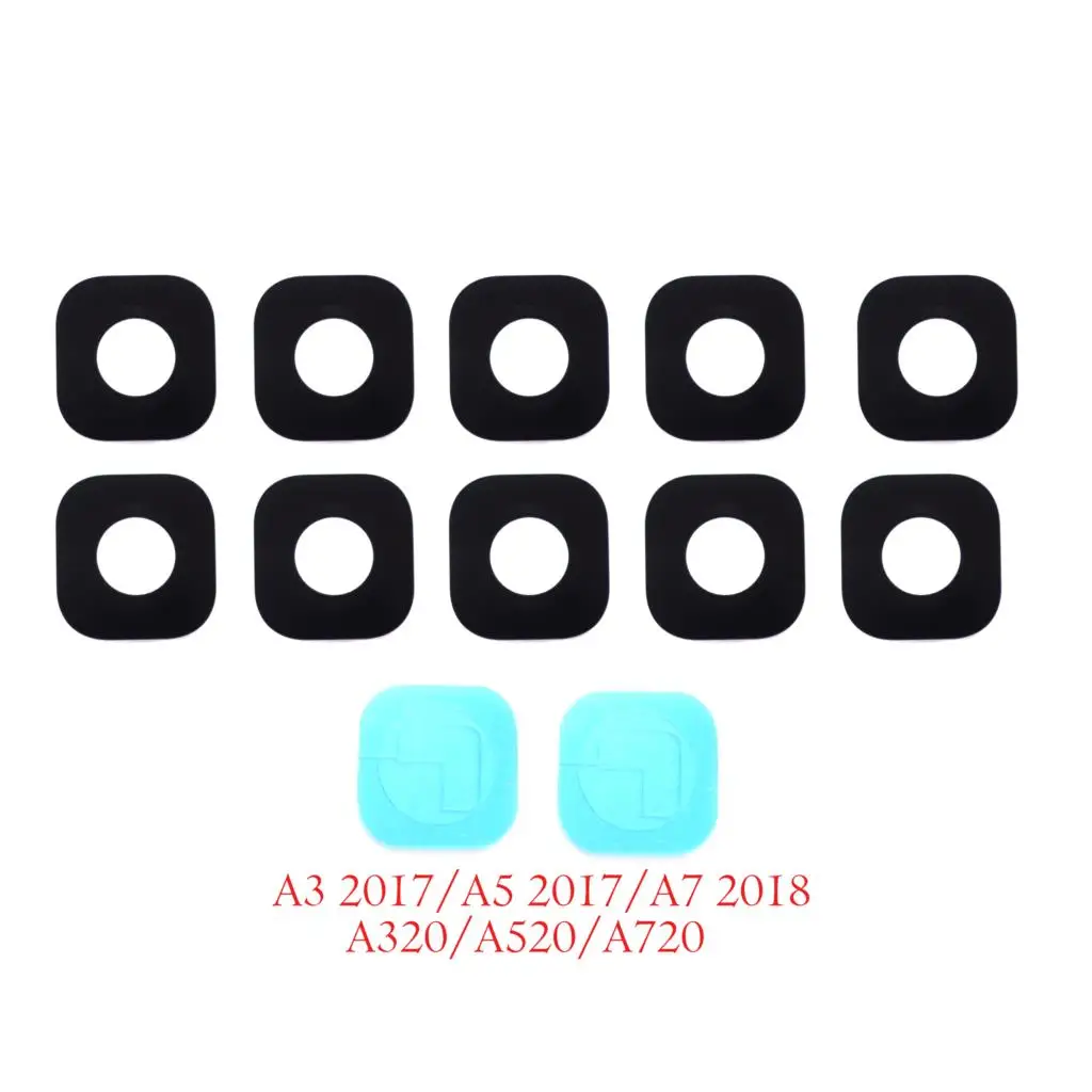 100 шт. кольцо для объектива задней камеры с наклейкой Galaxy A320F A3 2017 A520F A720F A5 A7 |