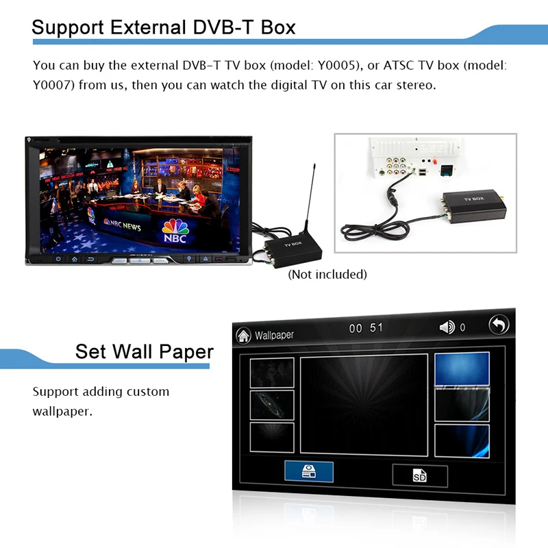Excellent Eunavi Double 2 Din Universal Car Dvd Player Stereo Radio With Gps Navigation Head Unit Cd Mp3 Usb Bluetooth Dual Core In Dash 11