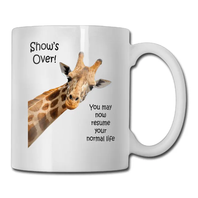 Giraffe Coffee Mug - Coffee Drinker Giraffe Coffee Mug - Coffee Drinker