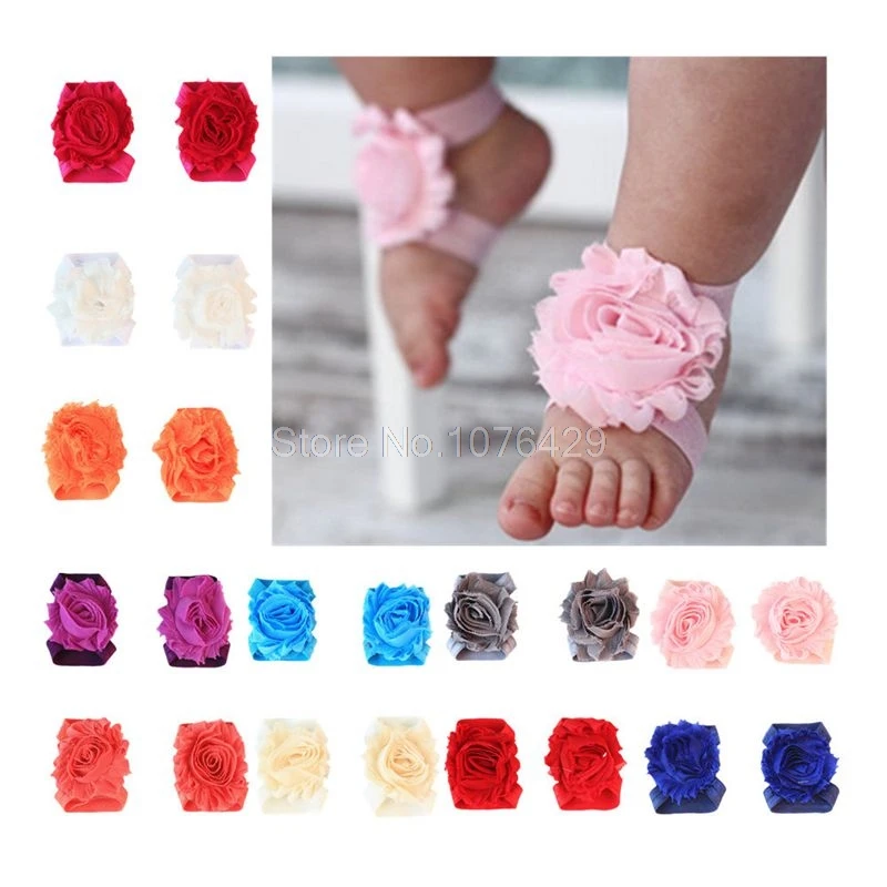 

Cute Baby Toddler Newborn 3pcs/set Baby Girl Beautiful Sunflower Headband&Foot Band Barefoot Sandals Shoes