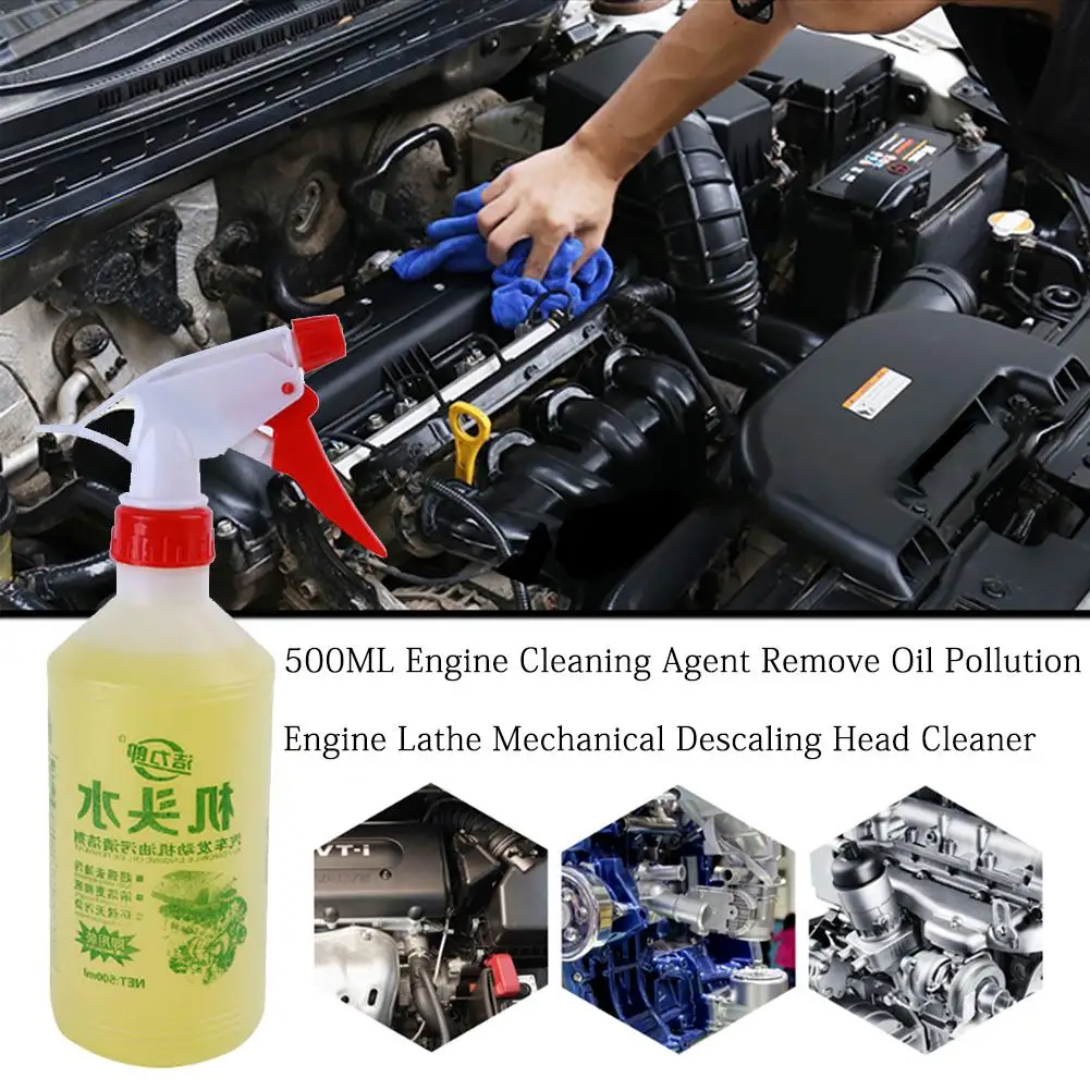 

Professional 500ml Engine Fuel Cleaning Agent Remove Oil Pollution Engine Lathe Mechanical Descaling Head Cleaner