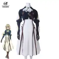ROLECOS Japanse Anime Violet Evergarden Cosplay Kostuum Vrouwen Cosplay Jurk Lolita Jurk Volwassen Cosplay Uniform Volledige Set