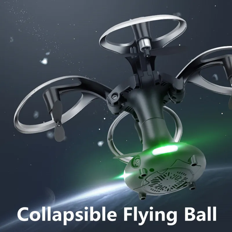Flying Ball 415C Mini Drone With Camera Foldable RC Helicopter 2.4GHz