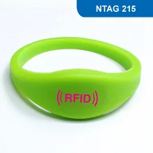 Wb03 rfid-браслетов для Управление доступом NFC Браслет мобильный телефон карты тег iso 14443a, 13.56 мГц 504 байт R/W с ntag 215 чип