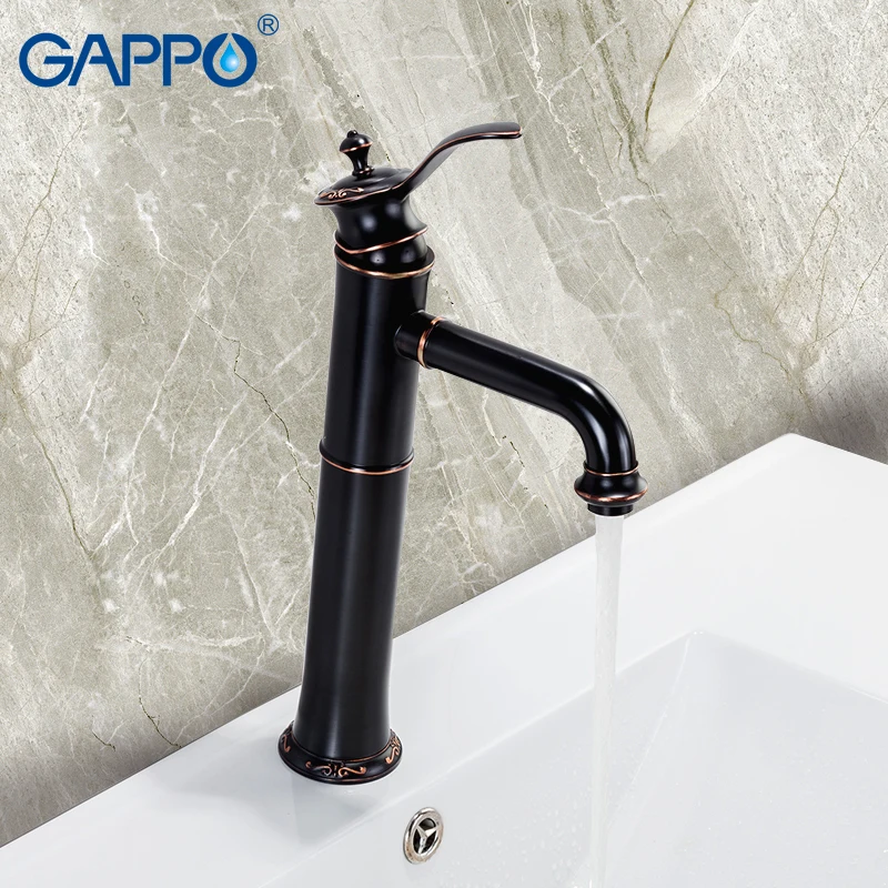 

GAPPO Basin Faucets waterfall faucet black basin sink faucet water taps bathroom faucet basin mixer tap