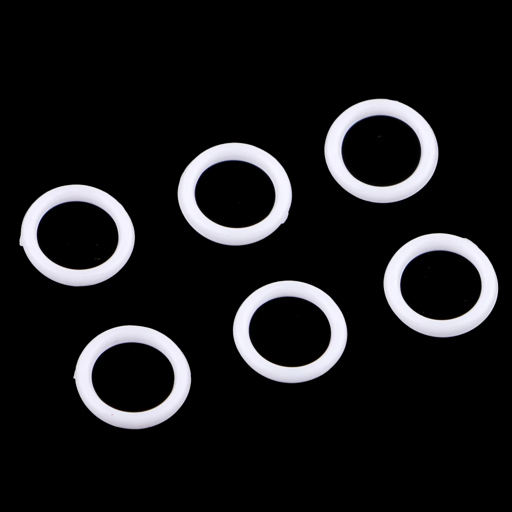 100 Pieces Nylon Bra Strap Adjuster Slider O Ring Lingerie DIY Sewing Crafts 6mm