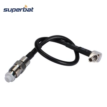 Superbat радиочастотный коаксиальный кабель FME Джек женщиной CRC9 штекер косичка кабель RG174 15 см для huawei серии 3g модем
