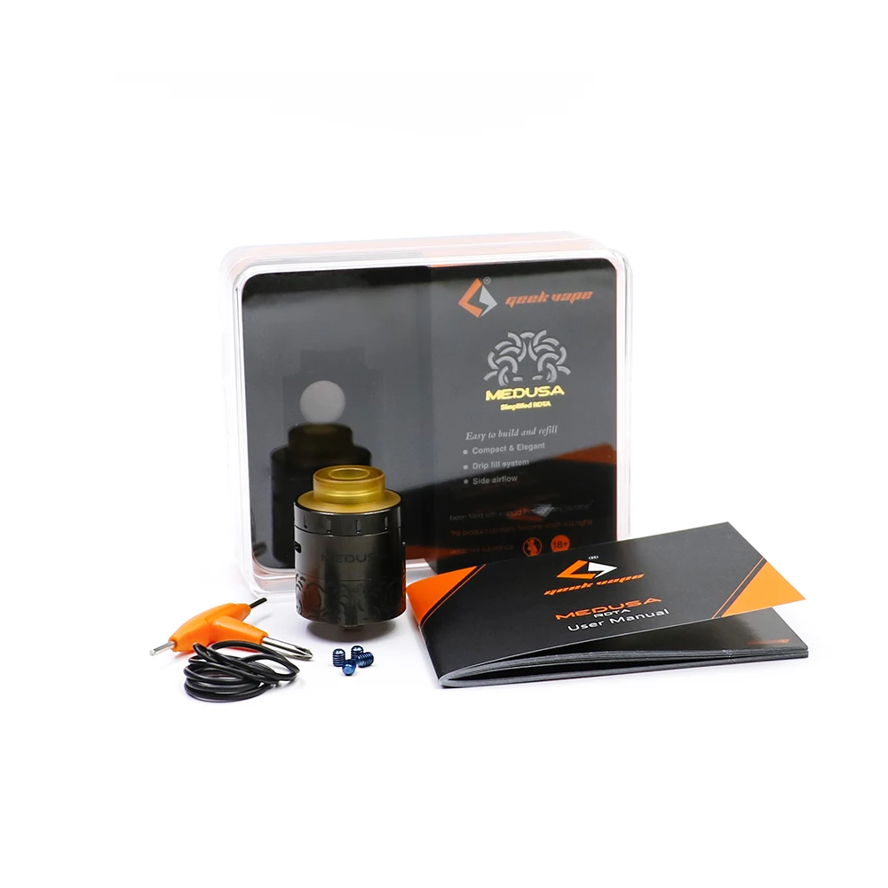 

original GeekVape Medusa 3ml RDTA rebuildable atomizer electronic cigarette vaporizer for geekvape athena gbox mod
