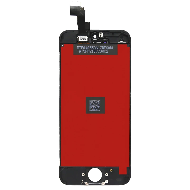 Тест ЖК-экран OEM для iPhone 5C дисплей с дигитайзером сенсорный экран Замена в сборе полный в черном