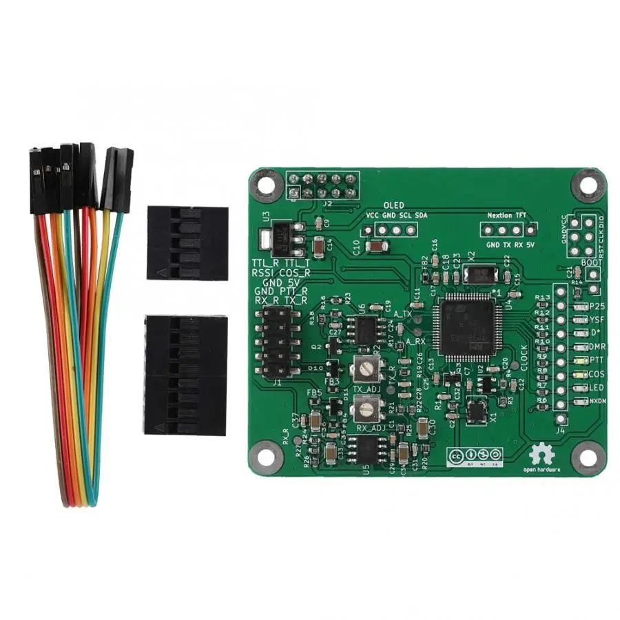 MMDVM DMR Ретранслятор с открытым исходным кодом Multi Mode цифровой голосовой модем реле доска для Raspberry Pi пластик - Цвет: Зеленый