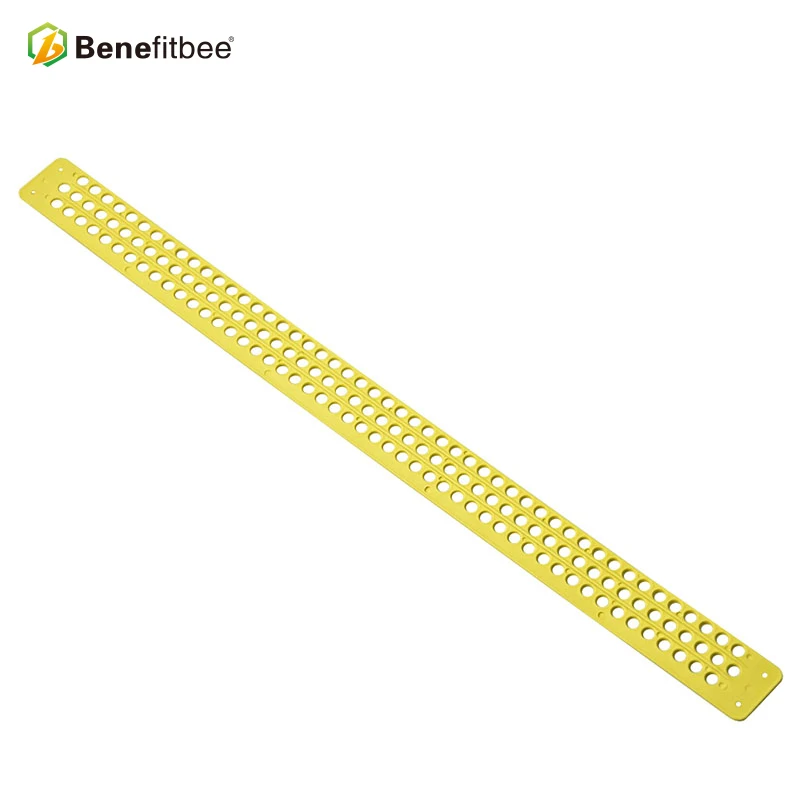 40 шт./кор. Пластик пыльца ловушка Пчеловодство оборудования легко установить пчелиный улей лангстрот вход - Цвет: yellow