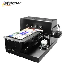 Jetvinner A3 UV Inkjet Printer LED UV Printing Machine for Customize Phone Case Wood Metal Phone Case Glass PVC card Leather
