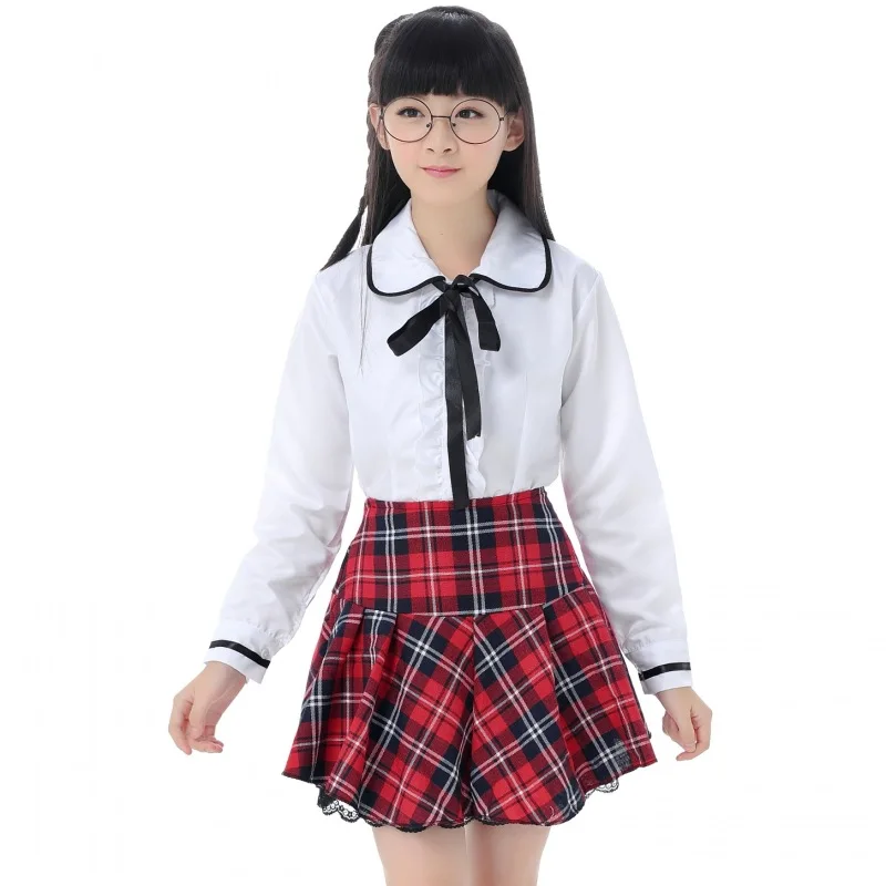 Стиль японская школьная форма аниме Jigoku Shojo костюм в стиле Косплей костюмы JK Студенческая школьная форма, костюм моряка костюм D-0306