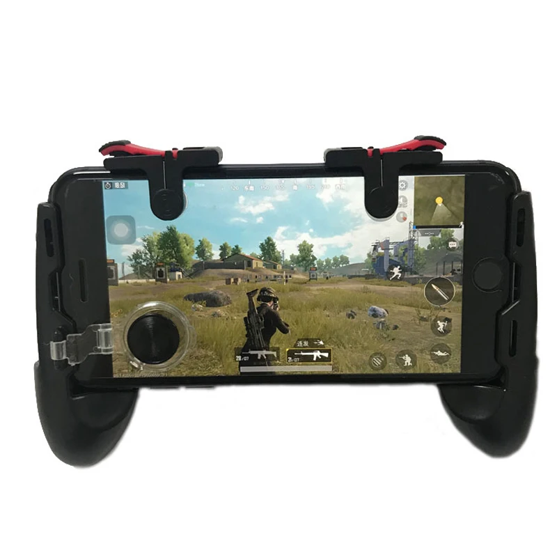  ZOMTOP Pubg Mobile Gamepad Pubg Controller for Phone L1R1 Grip with Joystick / Trigger L1r1 Pubg Fi