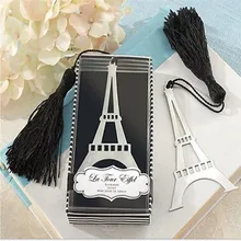 Marque-page en alliage tour Eiffel 1 pièce, boîte à glands créative et exquise, papeterie pour étudiants, fournitures scolaires en cadeau