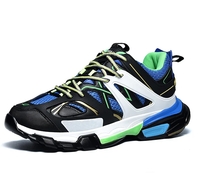 

Casual Shoes Women Breathable Clunky Sneakers Adults Masculino New Trend Fashion Cheap Lace Up Color Matching Zapatillas Mujer
