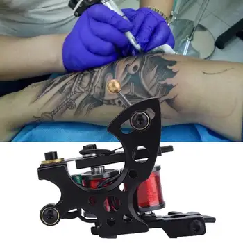 

Tattoo Machine 10 Warps Coils Wire Tattoo Machine Gun Alloy Red Wire Coil Cutter Liner Tattoo Machine Permanent Make Up