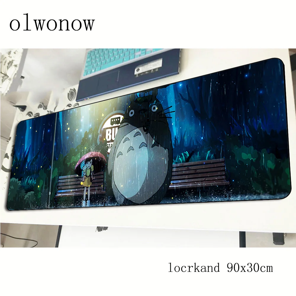 Коврик для мыши Totoro 900x300x3 мм Высокое качество коврик лучший игровой геймер HD