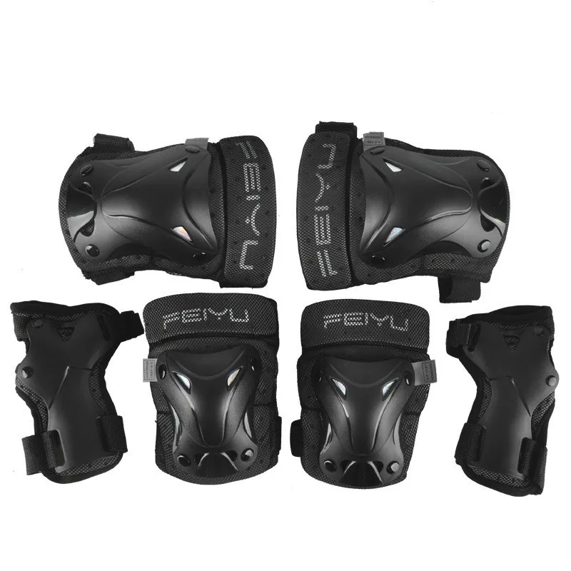 Prix pour 6 Pièces/ensemble Adulte Enfants Coude Genouillères Poignet Garde Main Plaquettes Sport Sécurité pour Planche À Roulettes De Patinage Ski Rouleau Professionnel Prix pour 6 Pièces/ensemble Adulte Enfants Coude Genouillères Poignet Garde Main Plaquettes Sport Sécurité pour Planche À Roulettes De Patinage Ski Rouleau Professionnel