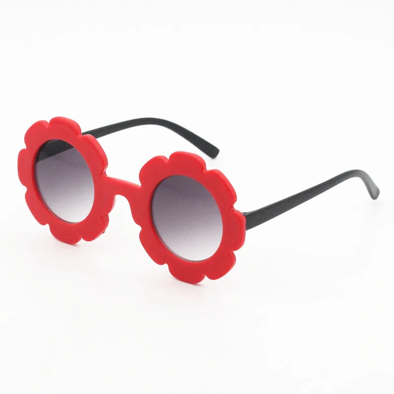 Милые Солнцезащитные очки для мальчиков и девочек с изображением подсолнуха