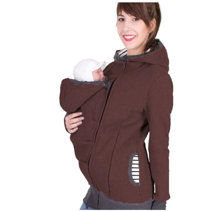 Топ для беременных, функциональная детская сумка-кенгуру, пальто для мамы, 11 цветов, S/M/L/XL/2XL, быстрая, Одежда для беременных