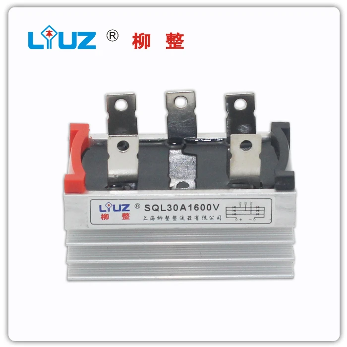 

[BELLA] Liu whole white SQL30A1600V three-phase bridge rectifier bridge rectifier (with high-power radiator) --20PCS/LOT