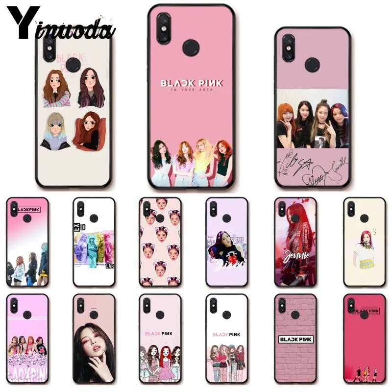 

Yinuoda PINK k-pop BLACKPINK kpop Phone Case Shell for Xiaomi Redm4X 6A Redmi Go Redmi5 5Plus Note4 Note5 7 mi A1 A2Lite