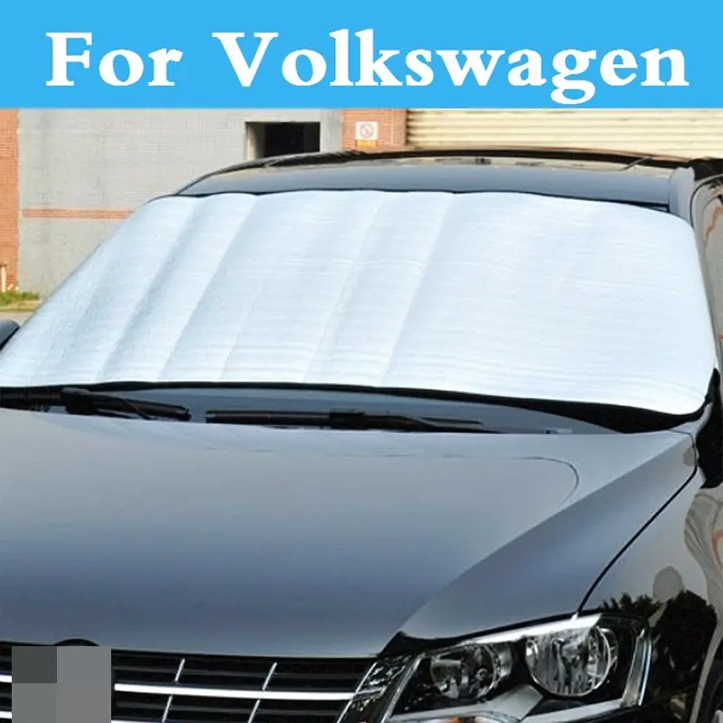 Car Front Windshield Sun Shade Visor Cover View UV Protect Film For