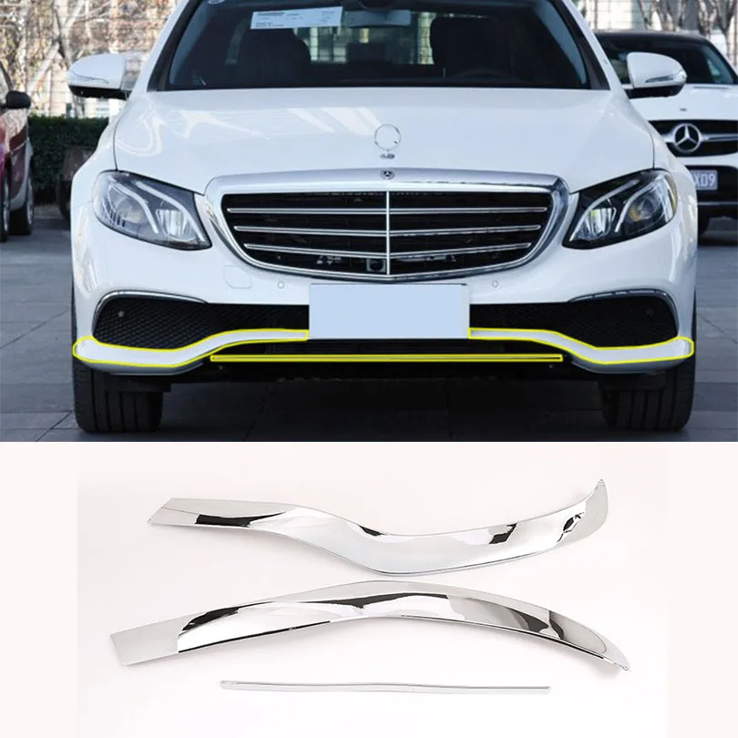 fits Mercedes Benz GLC X253 2016-2018 2PCS rear door plate bumper cover sill bar