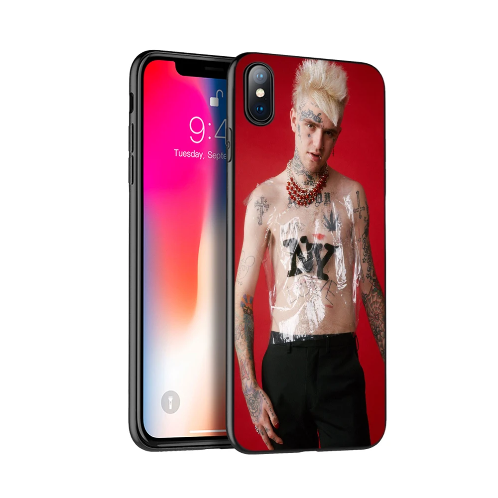 Черный ТПУ чехол для iphone 5 5S SE 6 6s 7 8 plus x 10 силиконовый XR XS 11 pro MAX Lil Peep|Бамперы| |