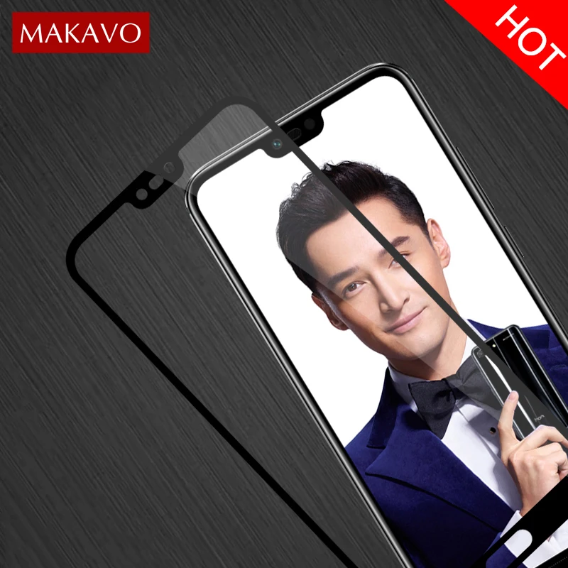 

For Huawei Honor 10 Tempered Glass Front Full Cover Screen Protector Slim Armor Film For Honor View 10 Black White Blue
