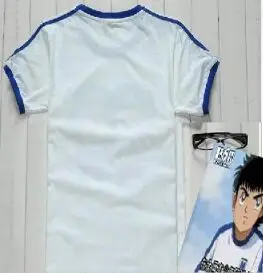 Men Asia size! oliver atom football shirts, Captain Tsubasa Jerseys,Fashion Japan france football cotton soccer clothes - Цвет: Without name number