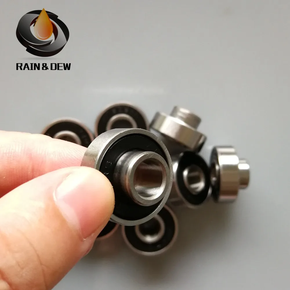 

10pcs 608 2RS Bearing with Spacer ABEC-7 8X22X7 Longboard Skateboard Ball Bearings