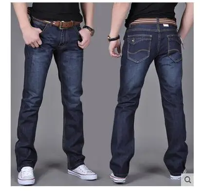 

Autumn new men 's jeans men' s autumn and winter plus large size men 's wide leg pants loose trousers men trousers