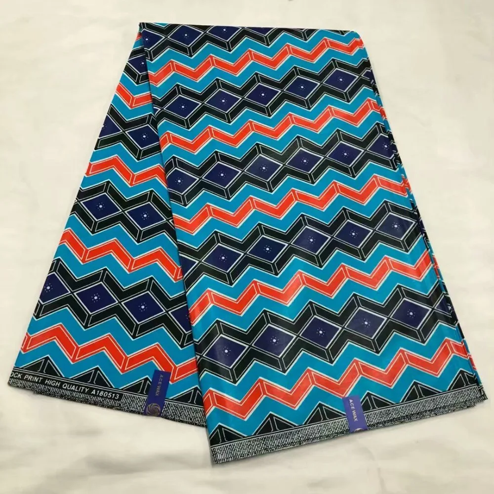 

Popular African print wax fabric Top quality African Java wax print 100% cotton 6yard New Ankara fabrics for Ghana dress!OT-3399