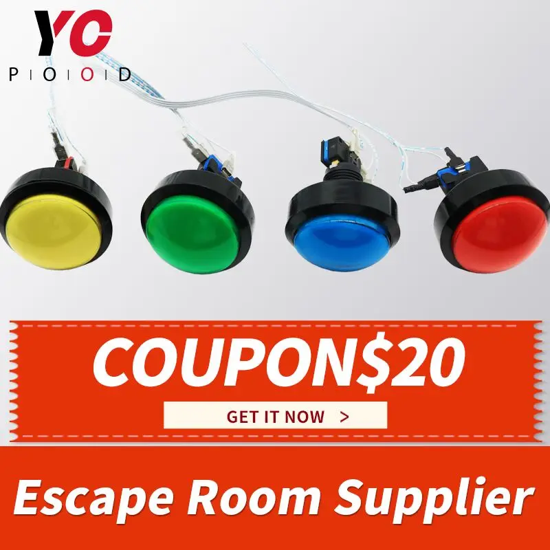 

Colorful Plastic Buttons Escape Room Prop Suppliers 1987 Press plastic buttons in sequence or at the same time to unlock YOPOOD